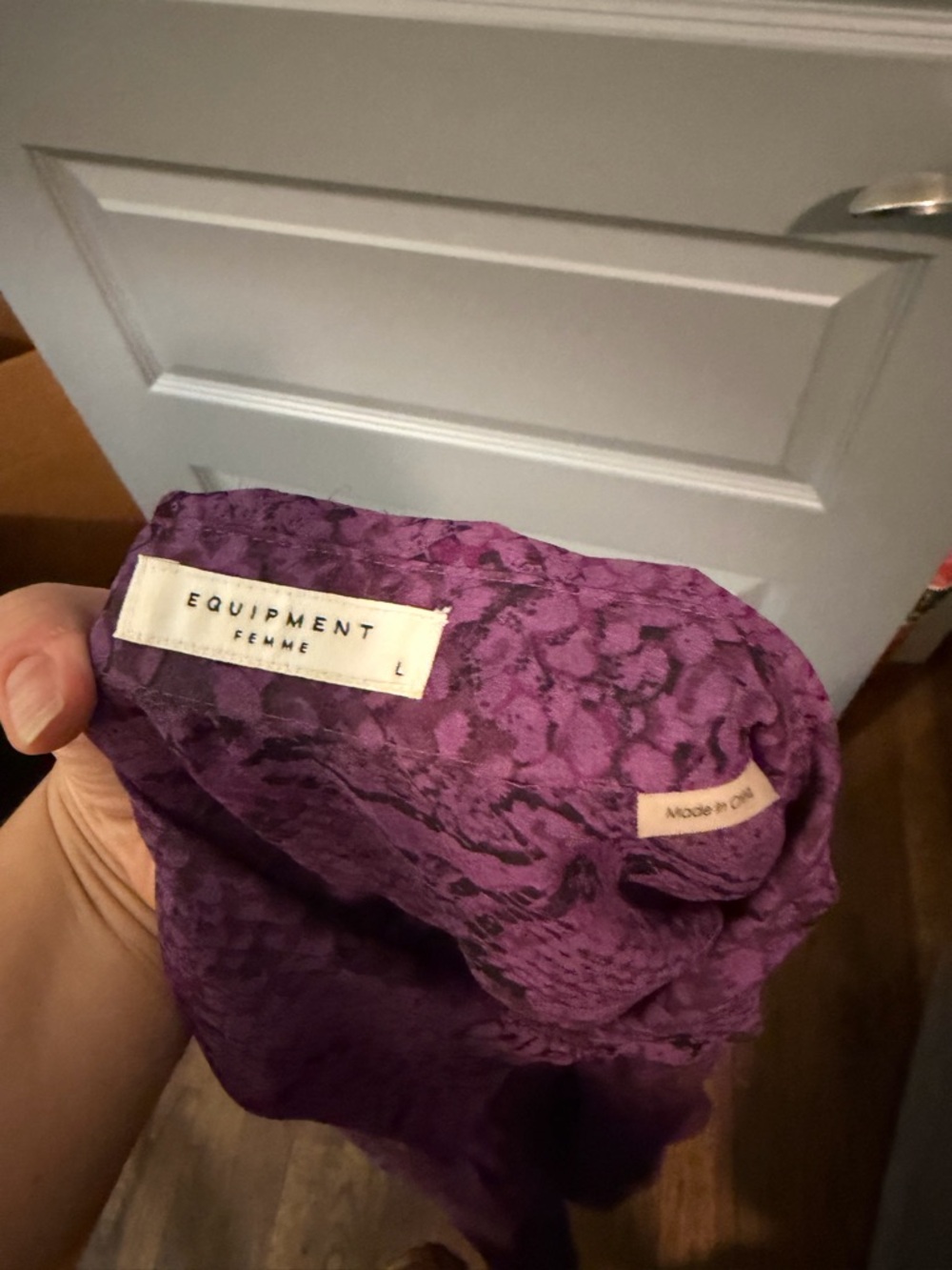 Equipment blouse size large - Picture 3 of 3